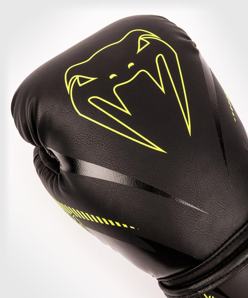 Venum Venum Impact Muay Thai Bokshandschoenen Zwart Neo Geel