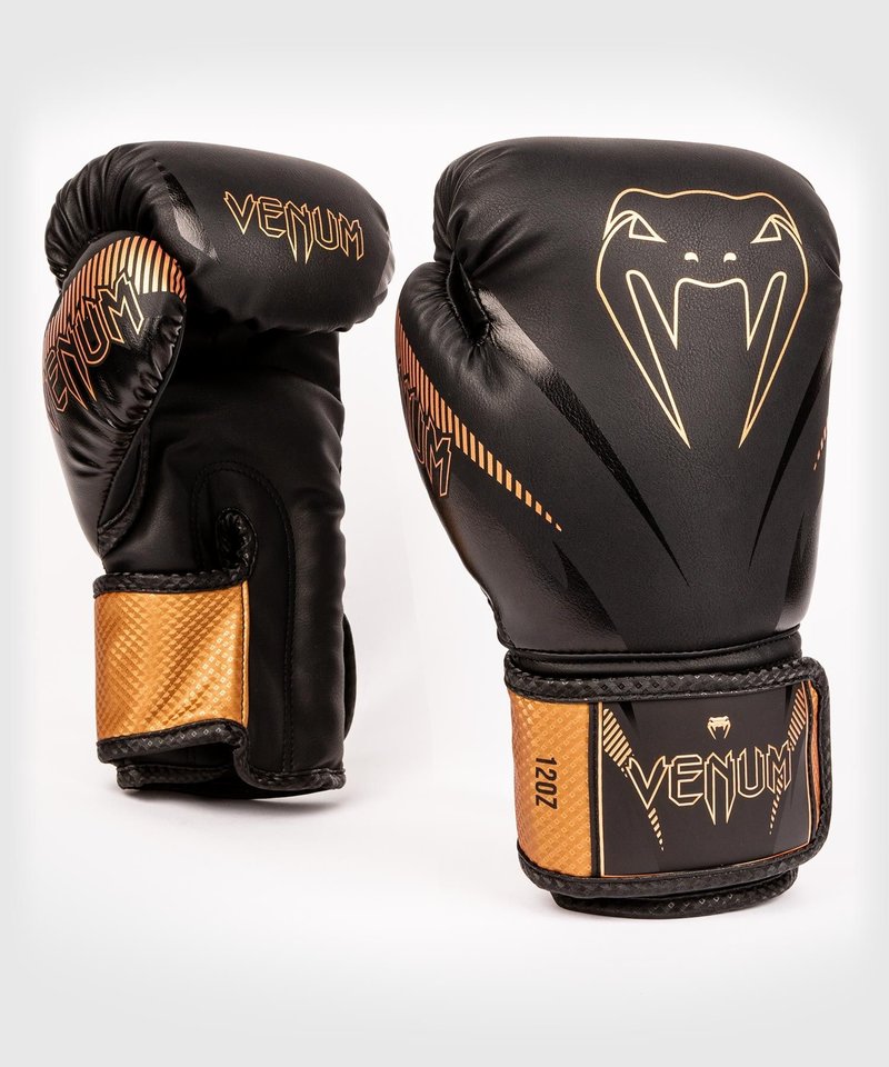 uitzetten Vernederen Canberra Venum Impact Muay Thai Bokshandschoenen Zwart Brons - FIGHTWEAR SHOP  NEDERLAND