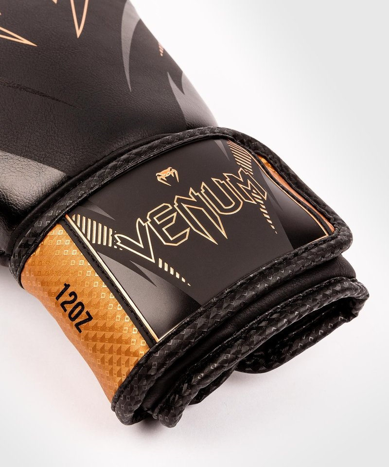 Venum Venum Impact Muay Thai Boxhandschuhe Schwarz Bronze