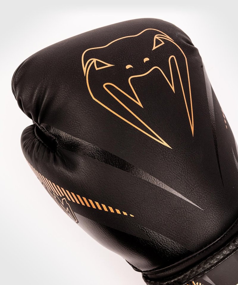 Venum Venum Impact Muay Thai Boxing Gloves Black Bronze
