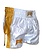 PunchR™  Punch Round™ Kickboks Broekje Carbon Wit Goud