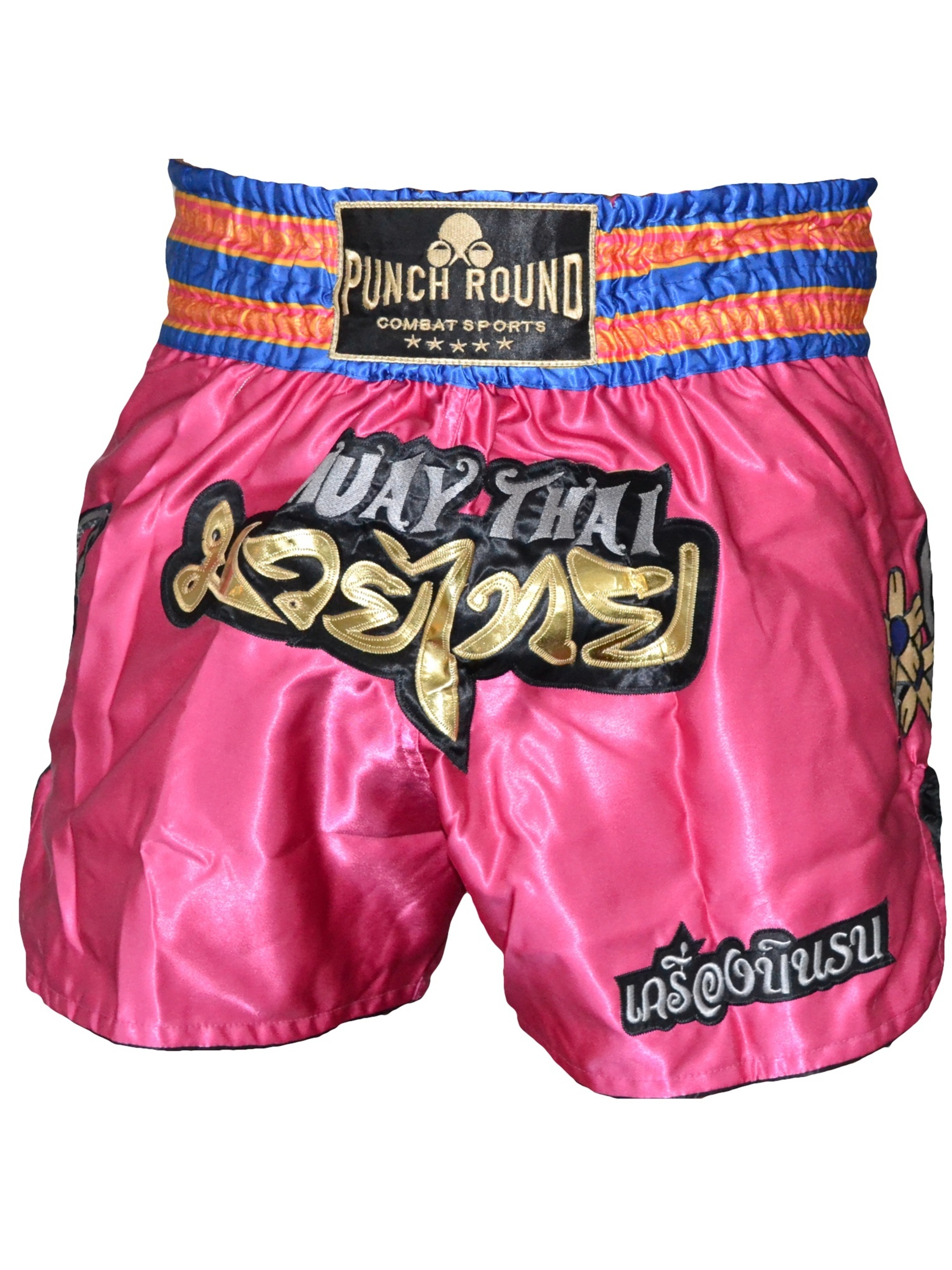 Punch Round™ Muay Thai Shorts Flower Kickboxing Shorts Pink MT11 ...