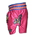 Punch Round™ Thaiboks Broekje Flower Kickboxing Shorts Pink MT11