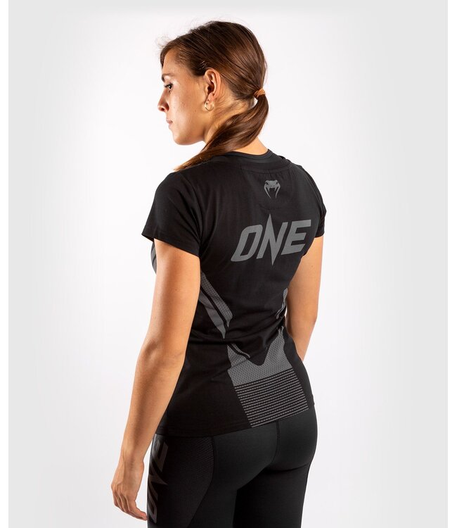 Venum ONE FC Impact T-shirt Dames Zwart Zwart