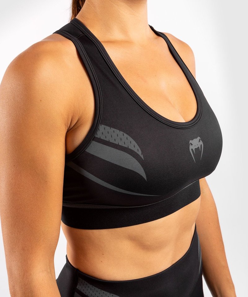 Venum Power 2.0 Bra Black White Women Sportswear