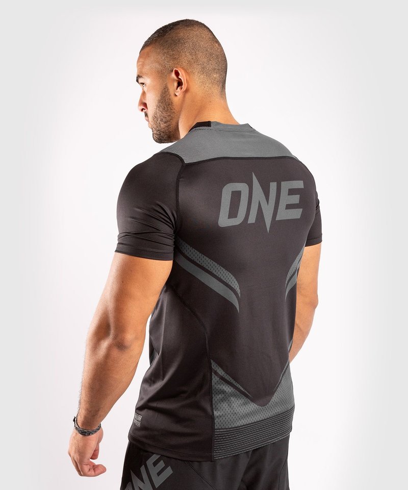 Venum Venum ONE FC Impact Dry Tech T-Shirt Schwarz Schwarz