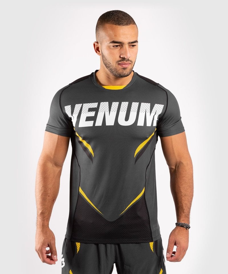 Venum Venum ONE FC Impact Dry Tech T-Shirt Grey Yellow