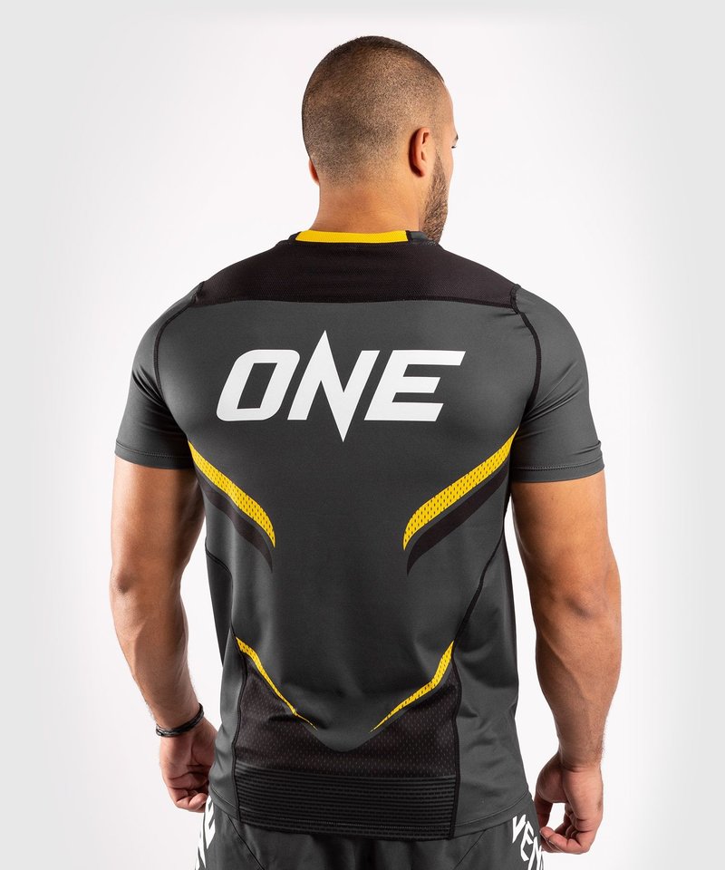 Venum ONE FC Dry Tech T-shirt Noir-Or