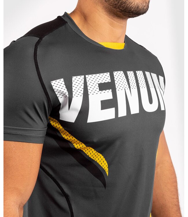 Venum ONE FC Impact Dry Tech T-shirt Grijs Geel