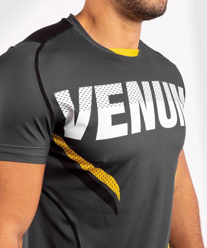 Venum Venum ONE FC Impact Dry Tech T-Shirt Grau Gelb