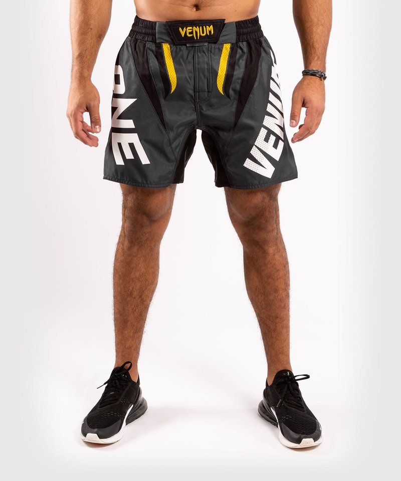 Venum Venum ONE FC Impact Fightshorts Grey Yellow