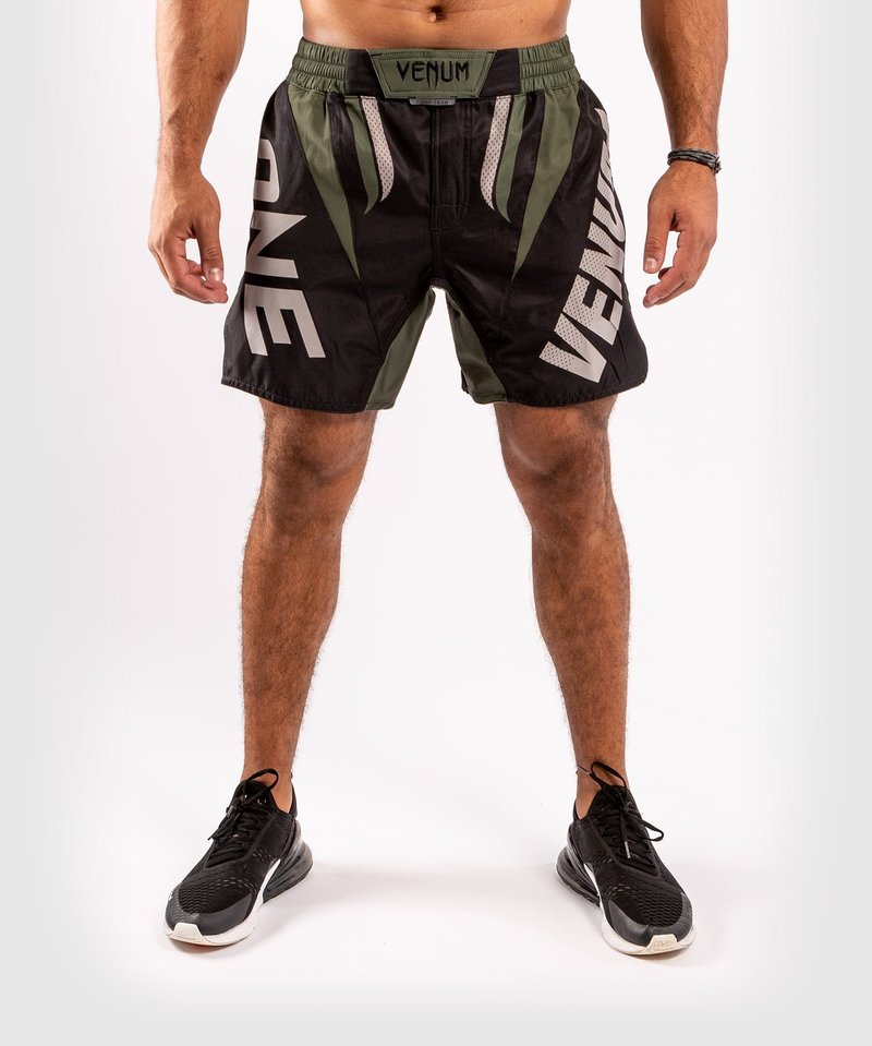 Venum Venum ONE FC Impact Fight Shorts Schwarz Khaki