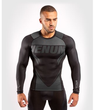 Venum Fightwear – Official Collection - Fightwear Shop Venum ONE FC Impact Rashguard L/A Schwarz Schwarz