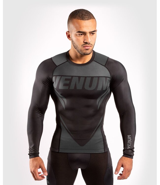 Venum Venum ONE FC Impact Rashguard L/S Zwart Zwart