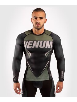 Venum Venum ONE FC Impact Rashguard L/A Schwarz Khaki