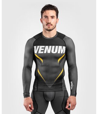 Venum Fightwear – Official Collection - Fightwear Shop Venum ONE FC Impact Rashguard L/A Grau Gelb