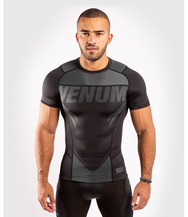 Venum ONE FC Impact Rash Guard S/S Black Black