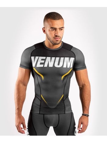 Venum Venum ONE FC Impact Rashguard S/S Grey Yellow