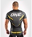 Venum ONE FC Impact Rashguard Short Sleeves Grey Yellow