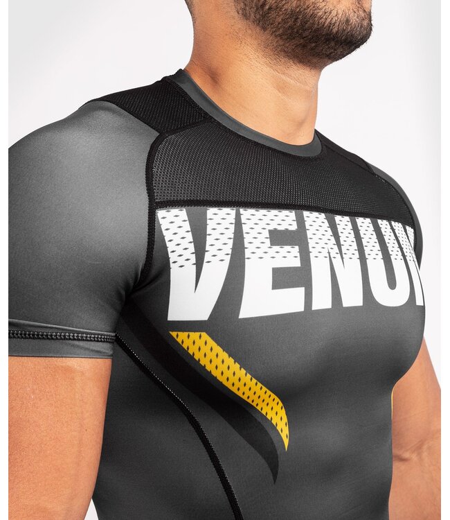 Venum ONE FC Impact Rashguard S/S Grey Yellow