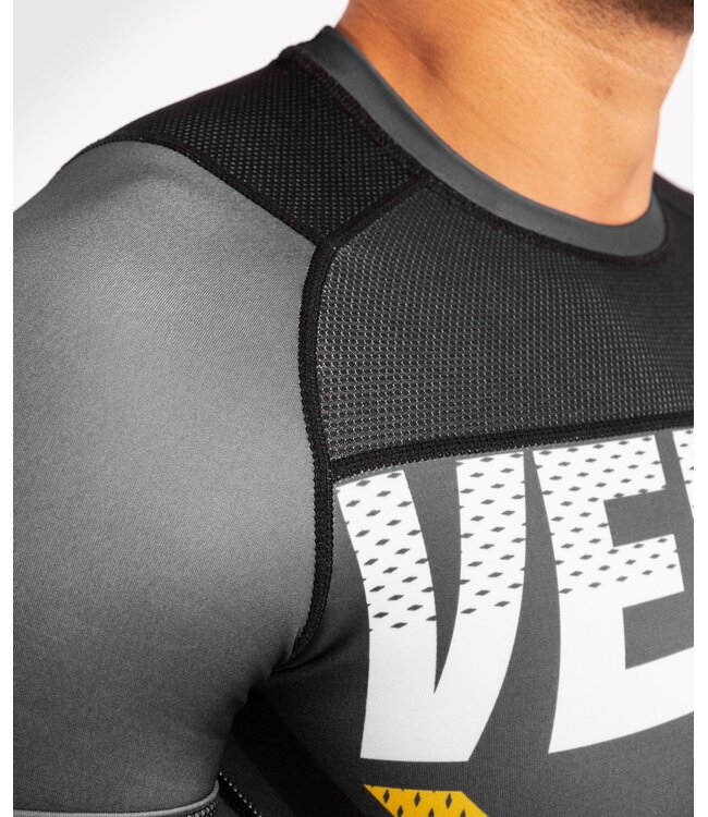 Venum ONE FC Impact Rashguard S/S Grey Yellow