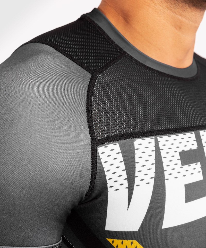 Venum Venum ONE FC Impact Rashguard K/A Grau Gelb