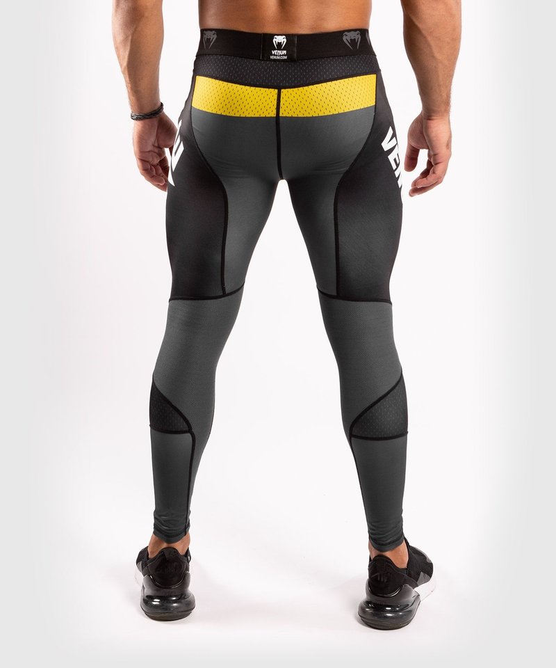 Venum Venum ONE FC Impact Compression Tights Legging Grijs Geel