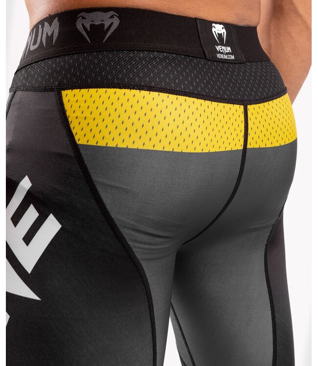 Venum ONE FC Impact Compression Tights Legging Grijs Geel