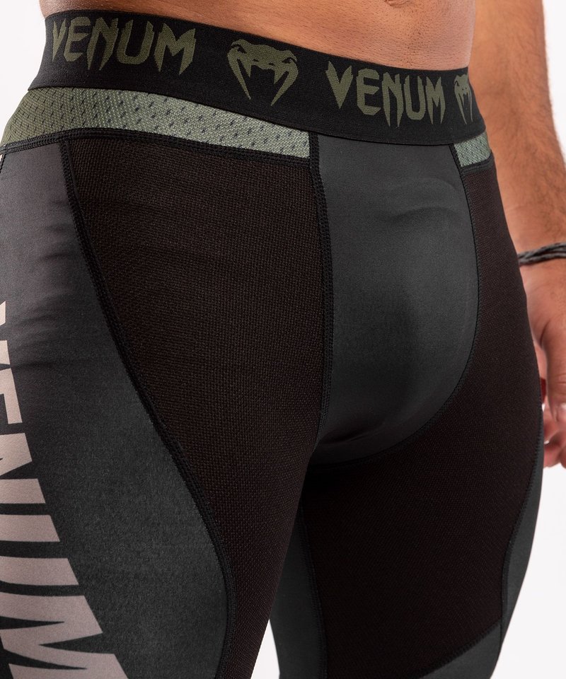 Venum Venum ONE FC Impact Compression Tights Spats Black Khaki