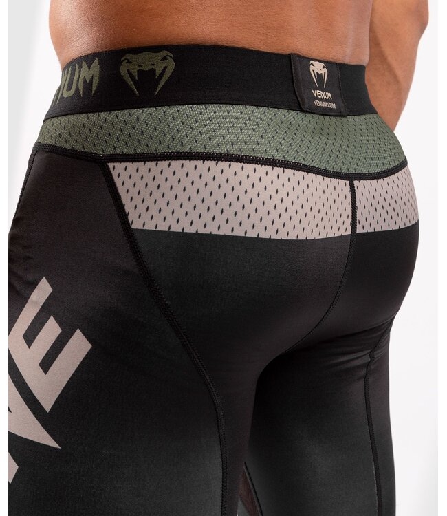 Venum Venum ONE FC Impact Compression Tights Spats Black Khaki