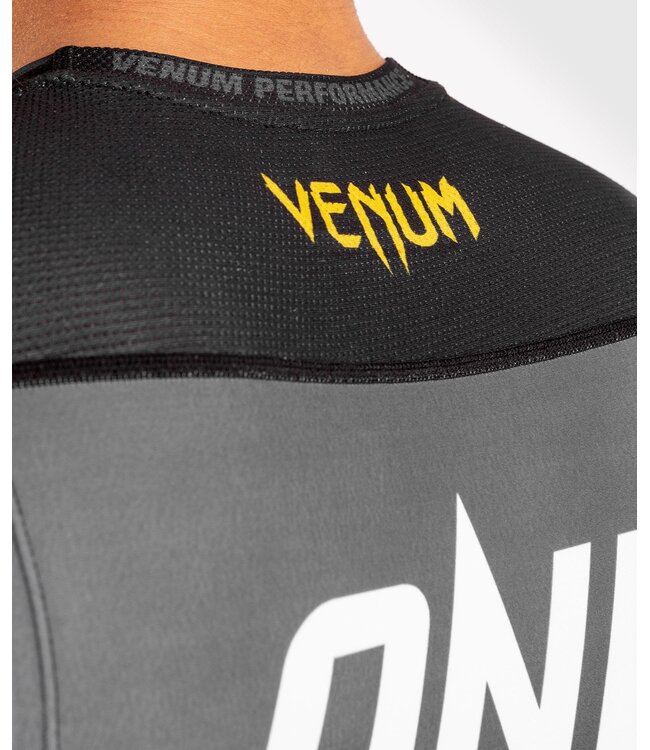 Venum Venum ONE FC Impact Mouwloze Rash Guard Grijs Geel
