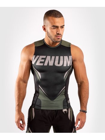 Venum Venum ONE FC Impact Ärmelloser Rashguard Schwarz Khaki