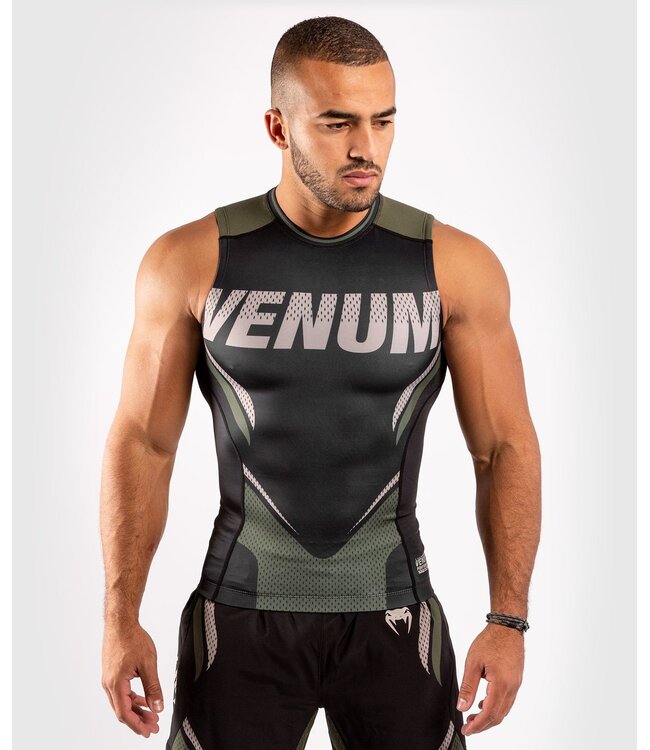 Venum Venum ONE FC Impact Sleeveless Rashguard Black Khaki