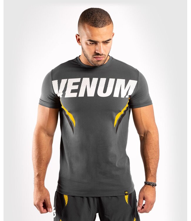 Venum Venum ONE FC Impact T Shirt Grey Yellow Venum Europe