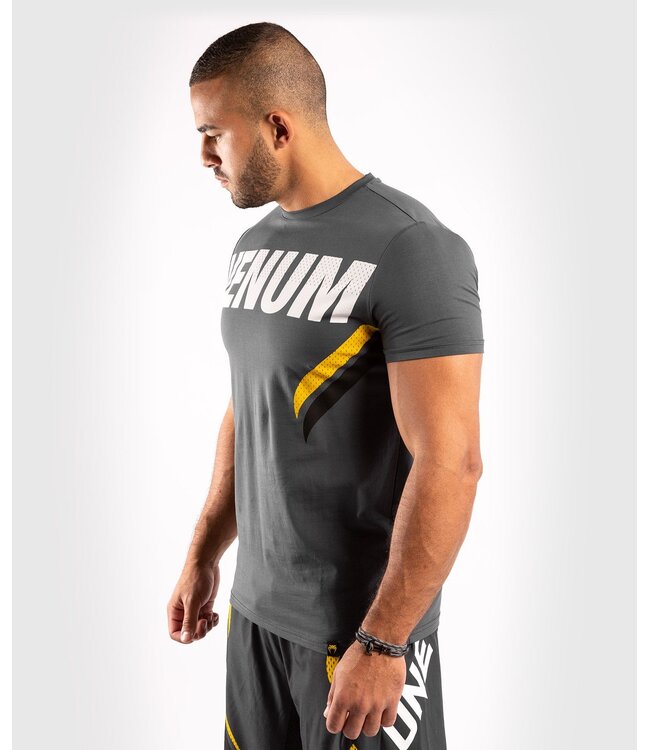 Venum ONE FC Impact T Shirt Grey Yellow