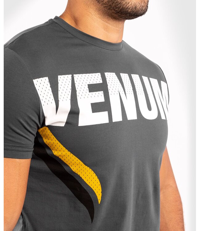Venum ONE FC Impact T Shirt Grey Yellow Venum Europe