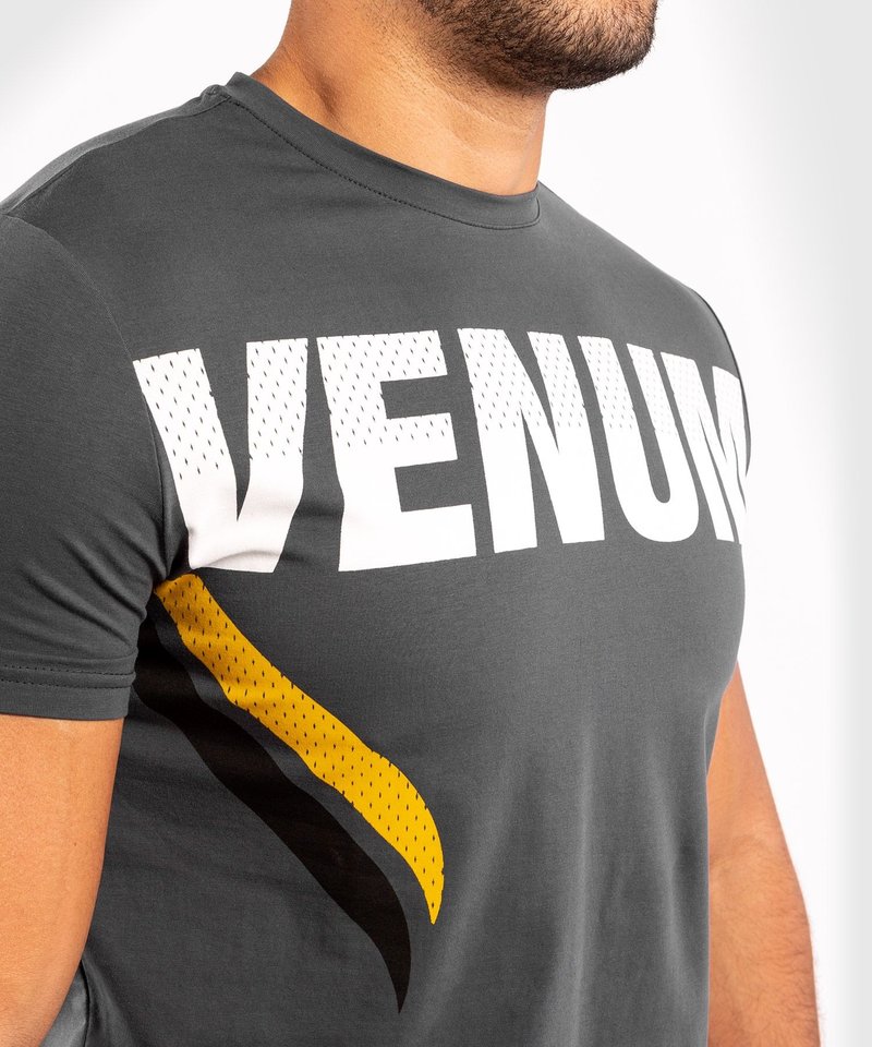 Venum Venum ONE FC Impact T Shirt Grijs Geel Venum Nederland