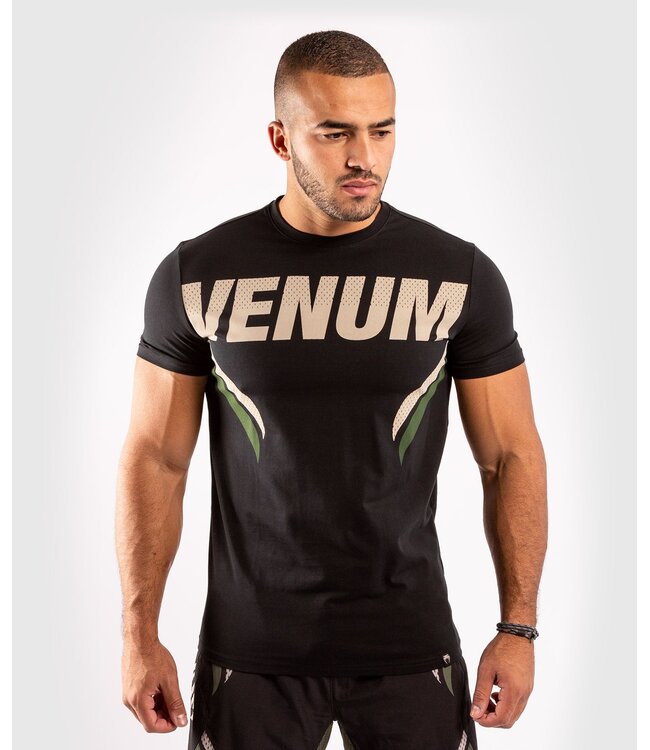 Venum ONE FC Impact T-Shirt Schwarz Khaki Venum Fightstore