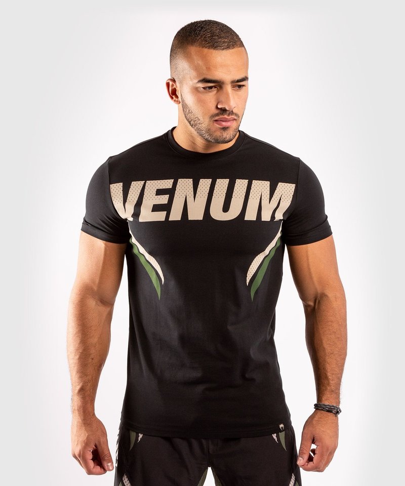 Venum Venum ONE FC Impact T-Shirt Schwarz Khaki Venum Fightstore