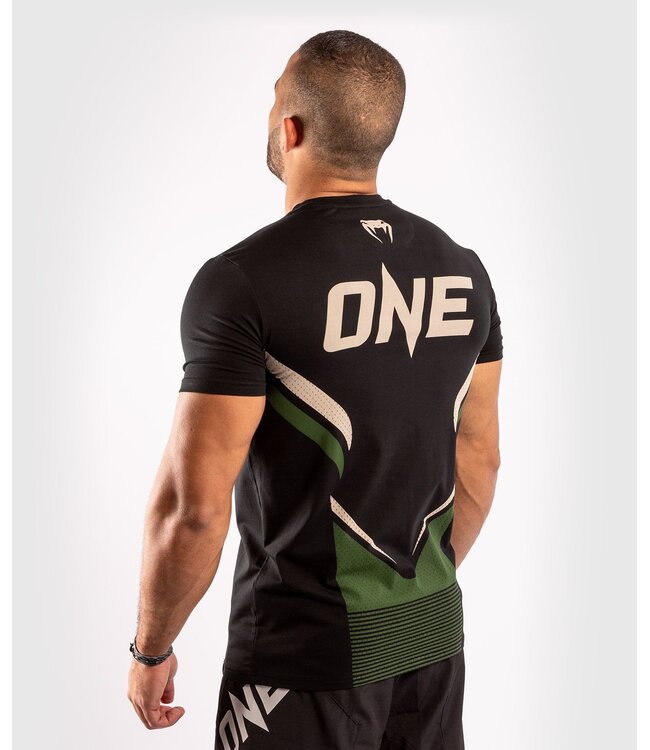 Venum ONE FC Impact T-shirt Zwart Kaki Venum Fightstore