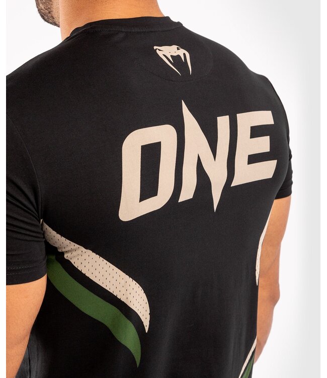 Venum ONE FC Impact T-shirt Zwart Kaki Venum Fightstore