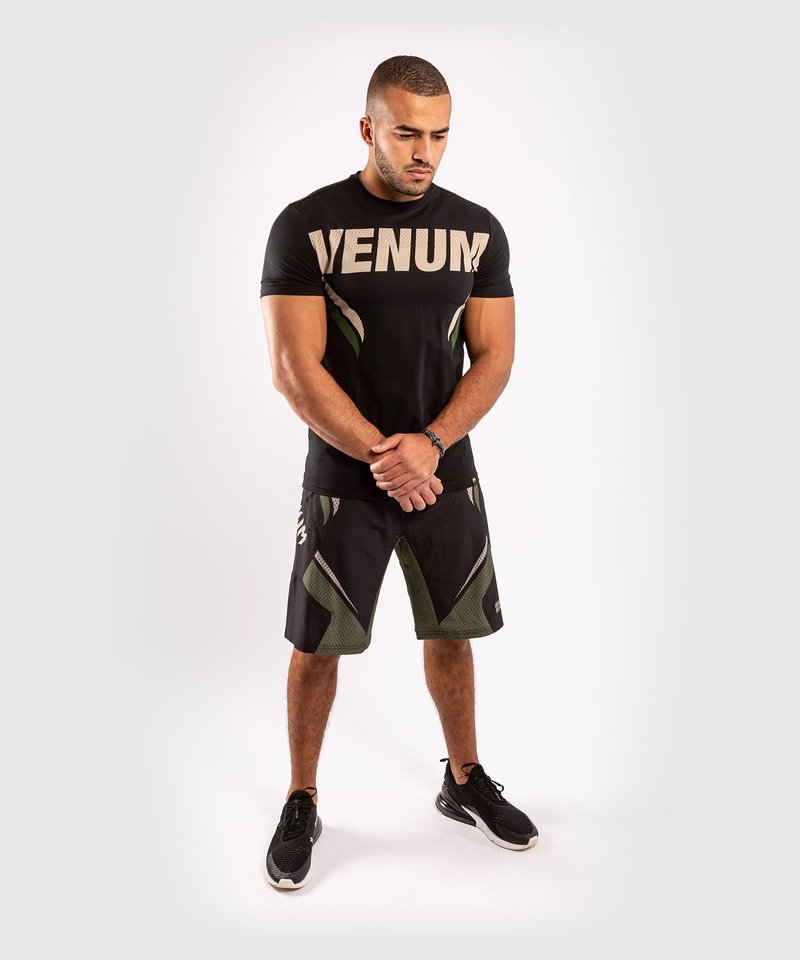 Venum Venum ONE FC Impact T-Shirt Schwarz Khaki Venum Fightstore