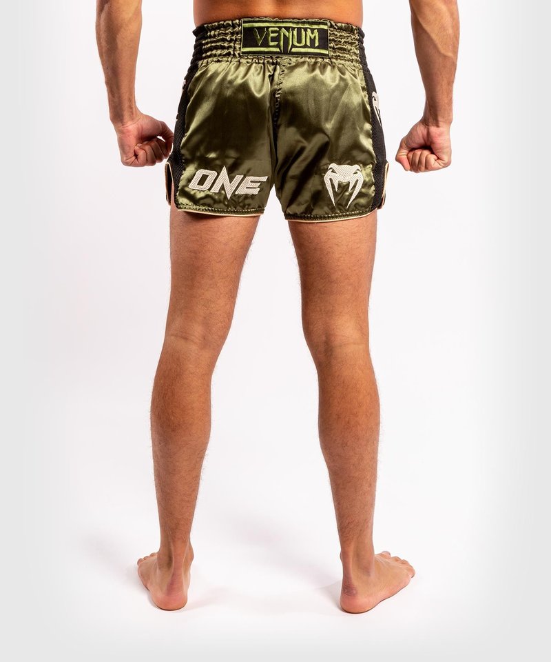 Venum Venum ONE FC Impact Muay Thai Short Khaki Zwart