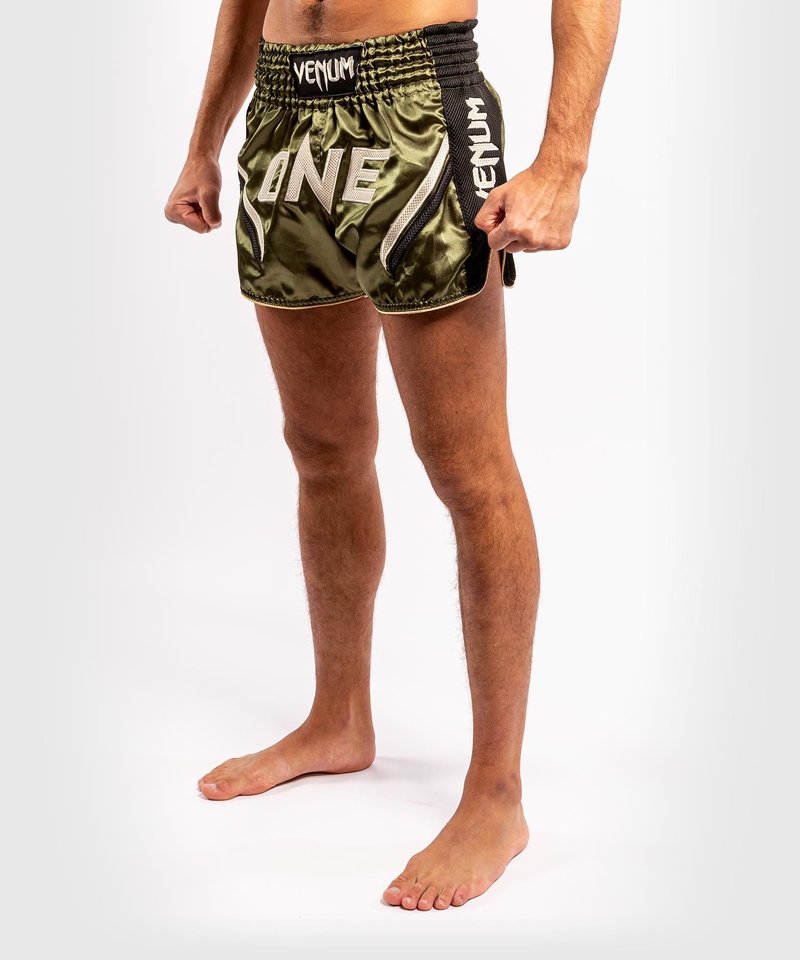 Venum Venum ONE FC Impact Muay Thai Short Khaki Zwart