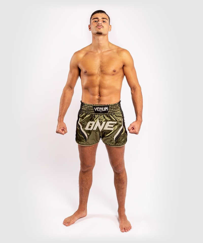 Venum Venum ONE FC Impact Muay Thai Short Khaki Zwart