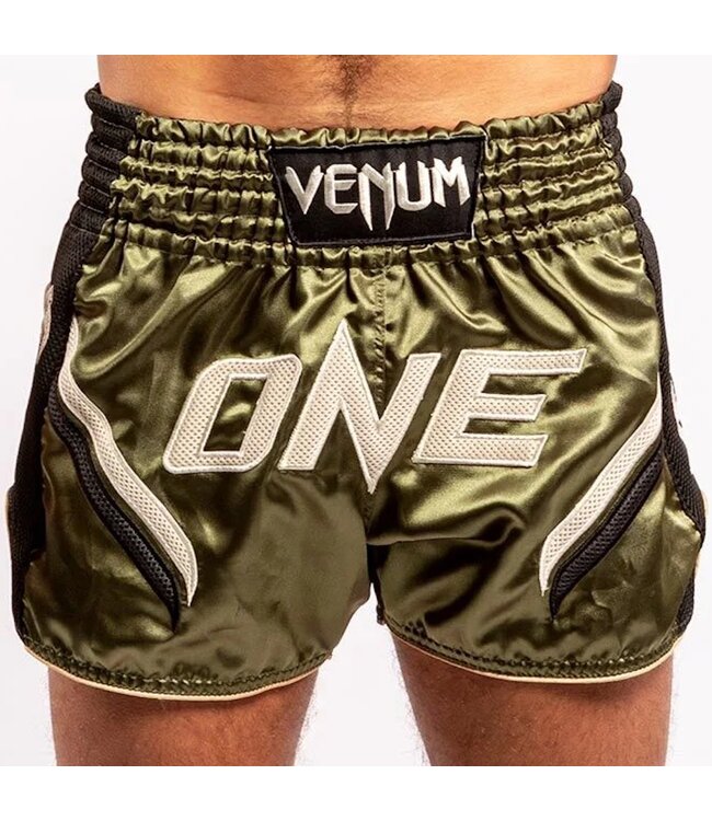 Venum Venum ONE FC Impact Muay Thai Shorts Khaki Schwarz