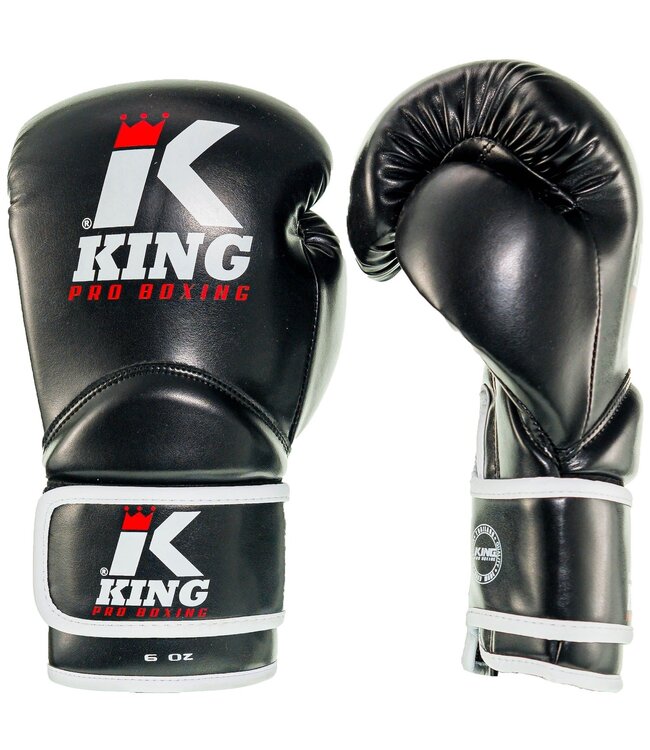 King Pro Boxing King Pro Boxing Kinder KPB/BG 1 Boxhandschuhe Schwarz Weis Rot
