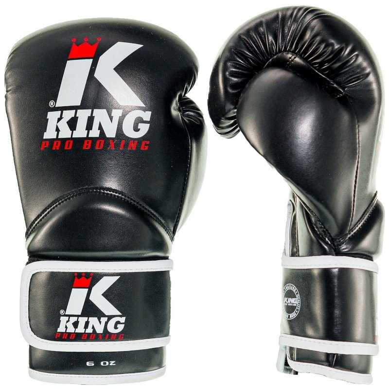 King Pro Boxing King Pro Boxing Kinder KPB/BG 1 Boxhandschuhe Schwarz Weis Rot