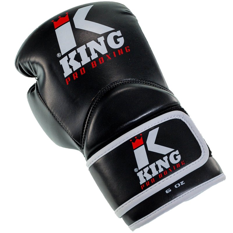 King Pro Boxing King Pro Boxing Kinder KPB/BG 1 Boxing Gloves Black White Red