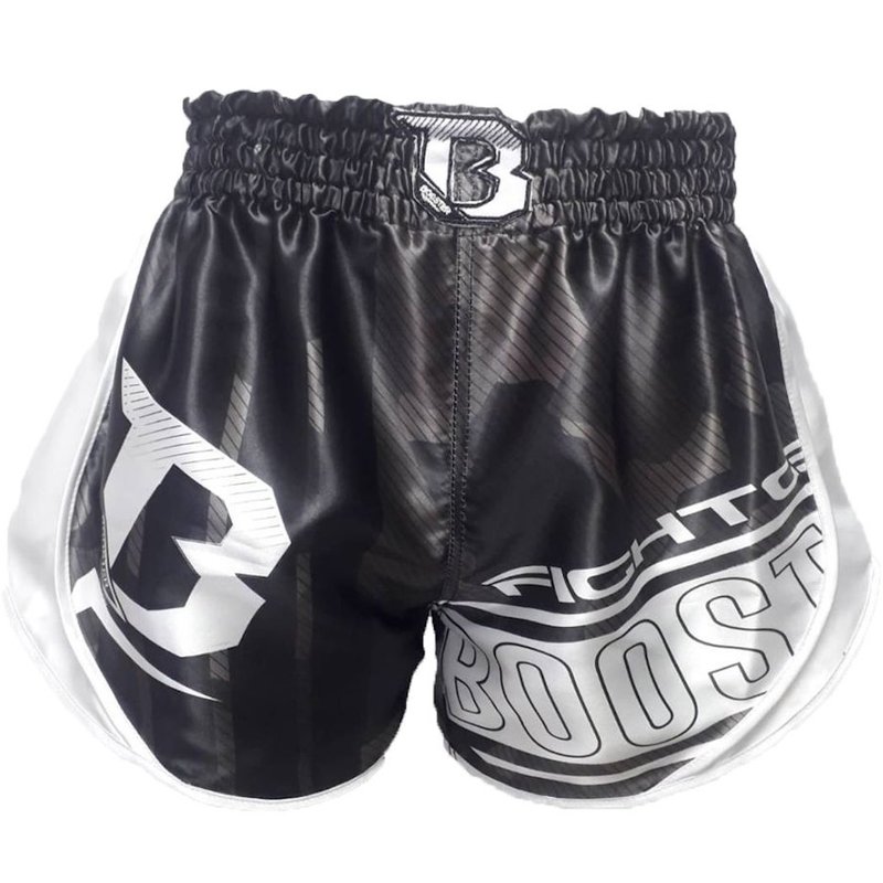 Booster Booster Kickboxing Höse B Force 1 Muay Thai Short Schwarz Weiss